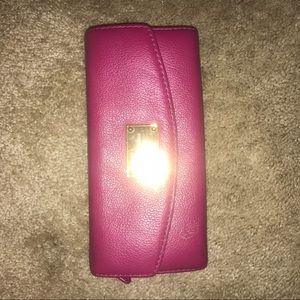Hot pink Michael Kors wallet